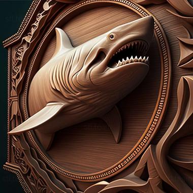 3D model shark (STL)